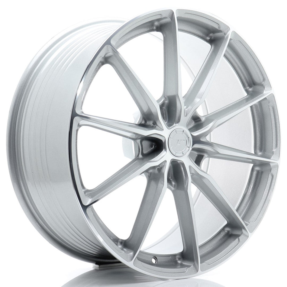 Japan Racing JR Wheels JR37 21x9.5 ET10-58 CUSTOM PCD Silver