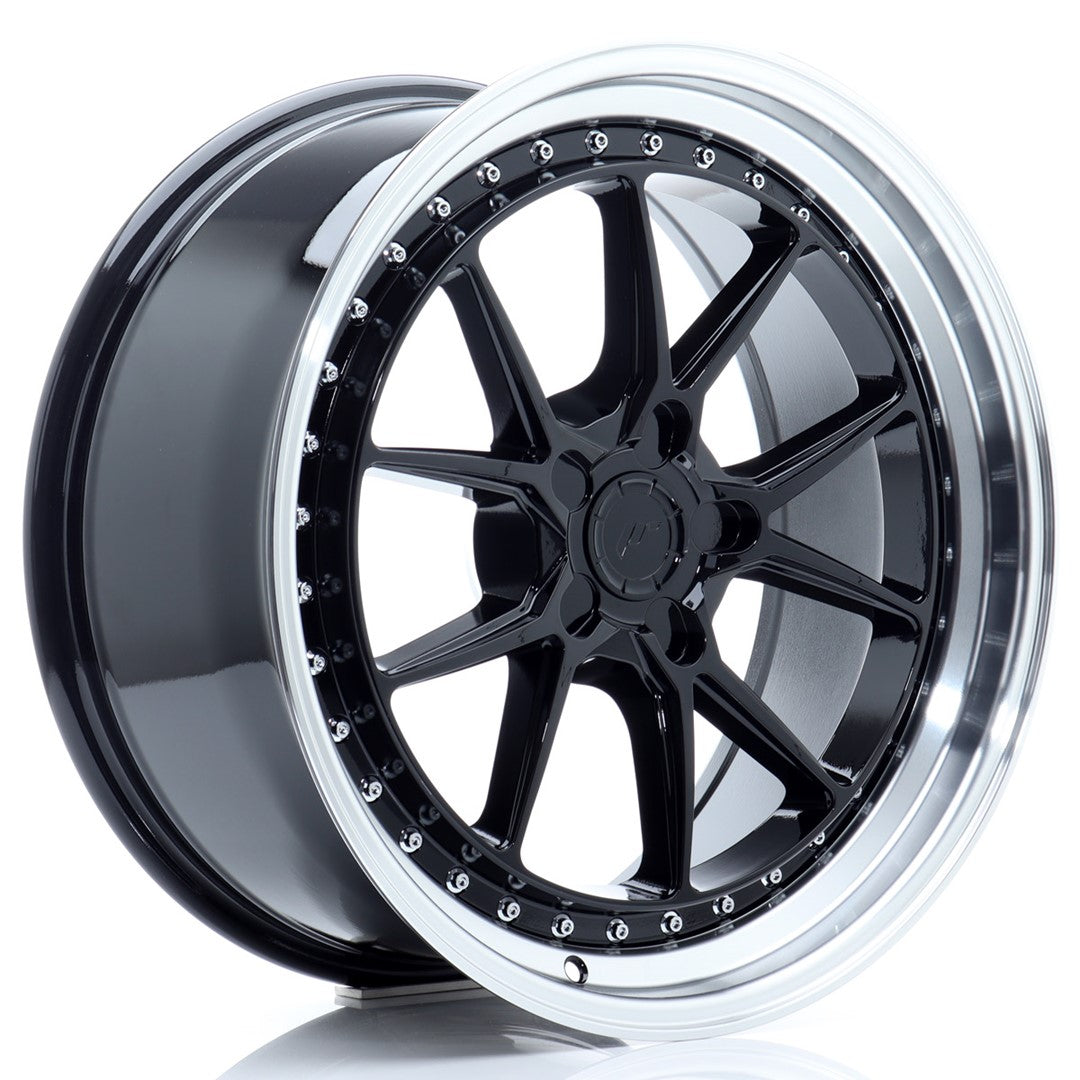 Japan Racing JR Wheels JR39 19x8.5 ET15-35 CUSTOM PCD Black