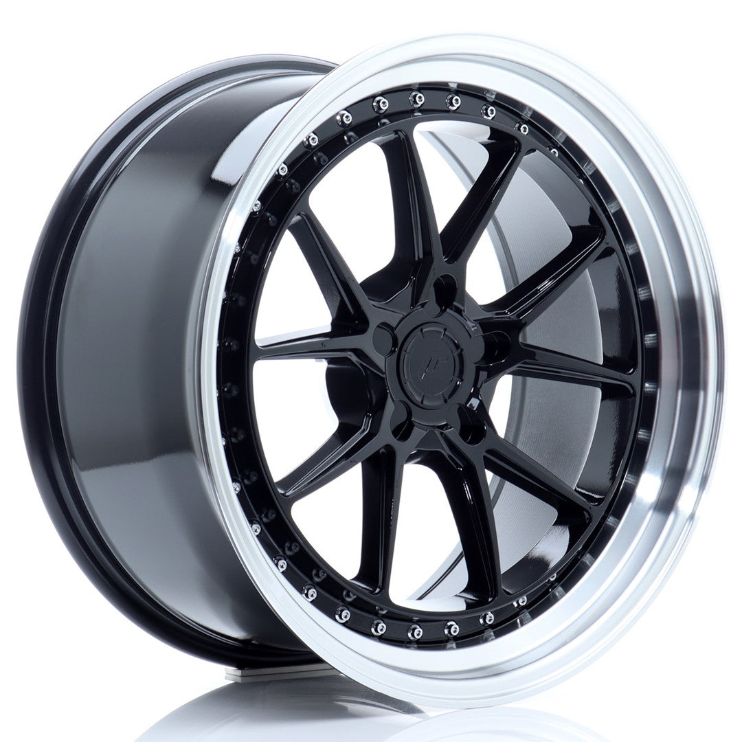 Japan Racing JR Wheels JR39 19x9.5 ET15-35 CUSTOM PCD Black
