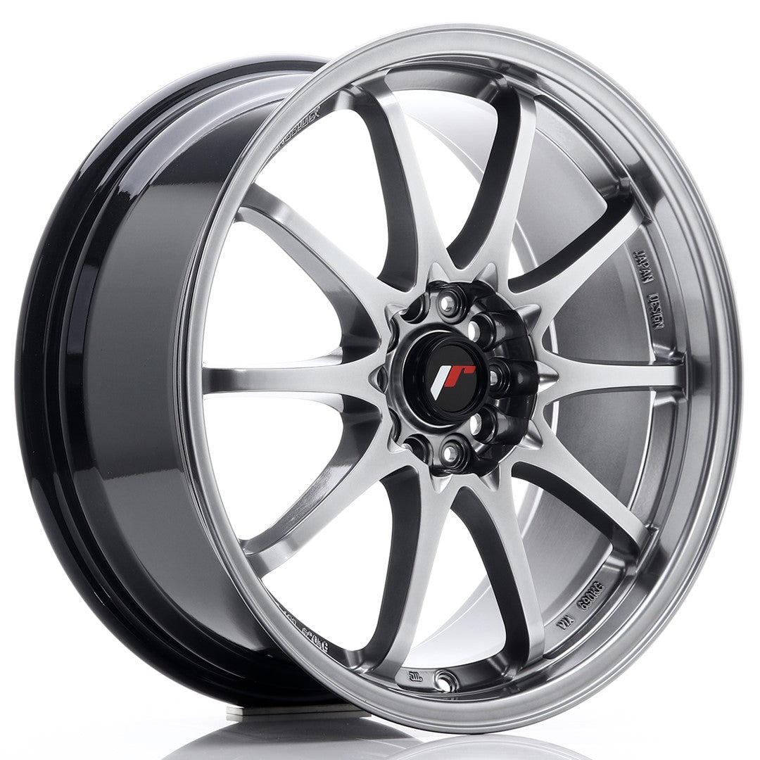 Japan Racing JR Wheels JR5 18x8 ET35 5x100 Hyper Black