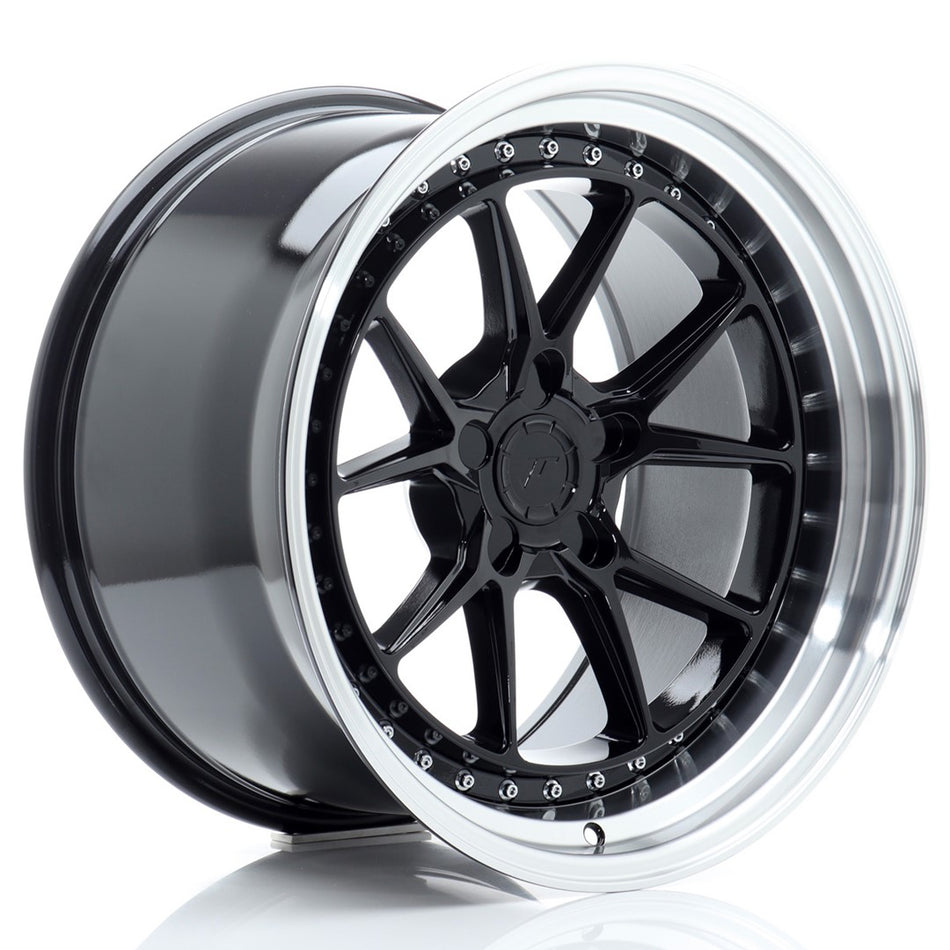 Japan Racing JR Wheels JR39 18x10.5 ET15-22 CUSTOM PCD Black