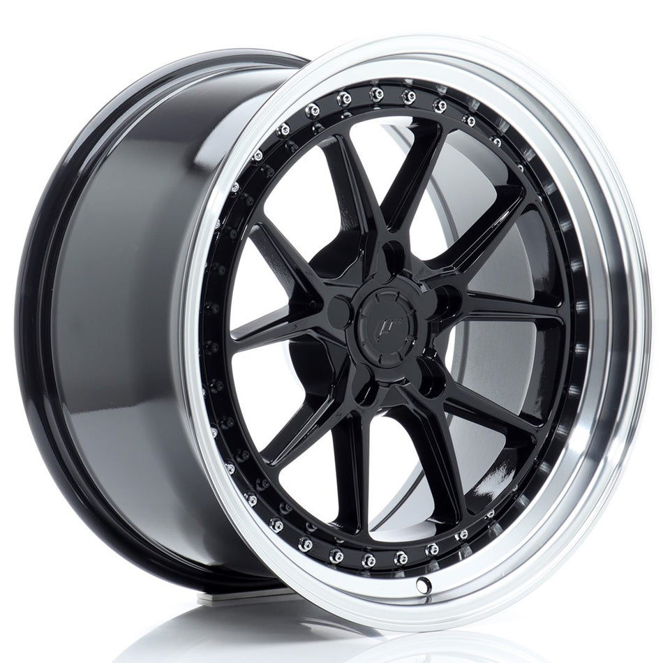 Japan Racing JR Wheels JR39 18x9.5 ET15-35 CUSTOM PCD Black