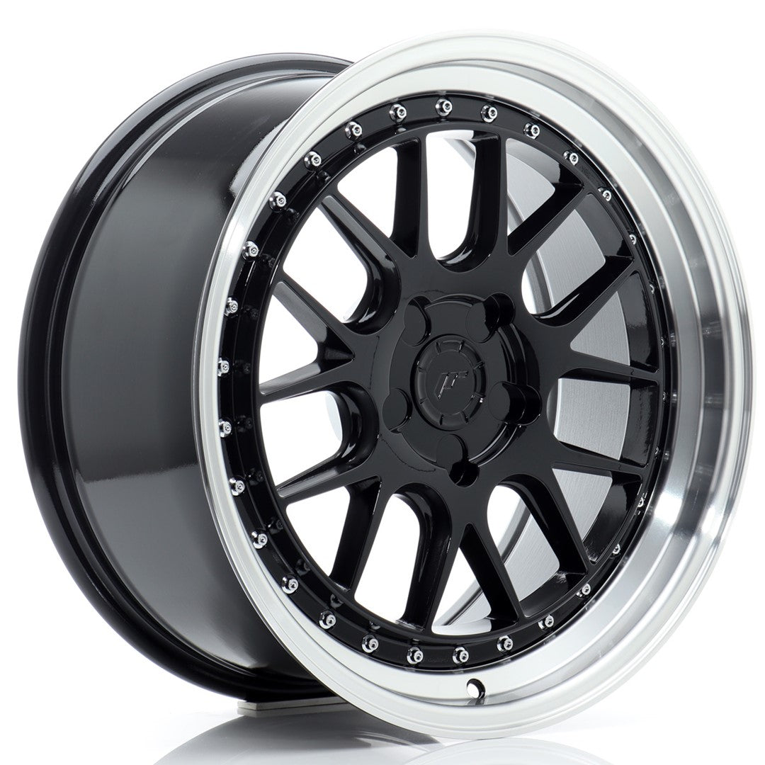 Japan Racing JR Wheels JR40 18x8.5 ET15-35 CUSTOM PCD Black