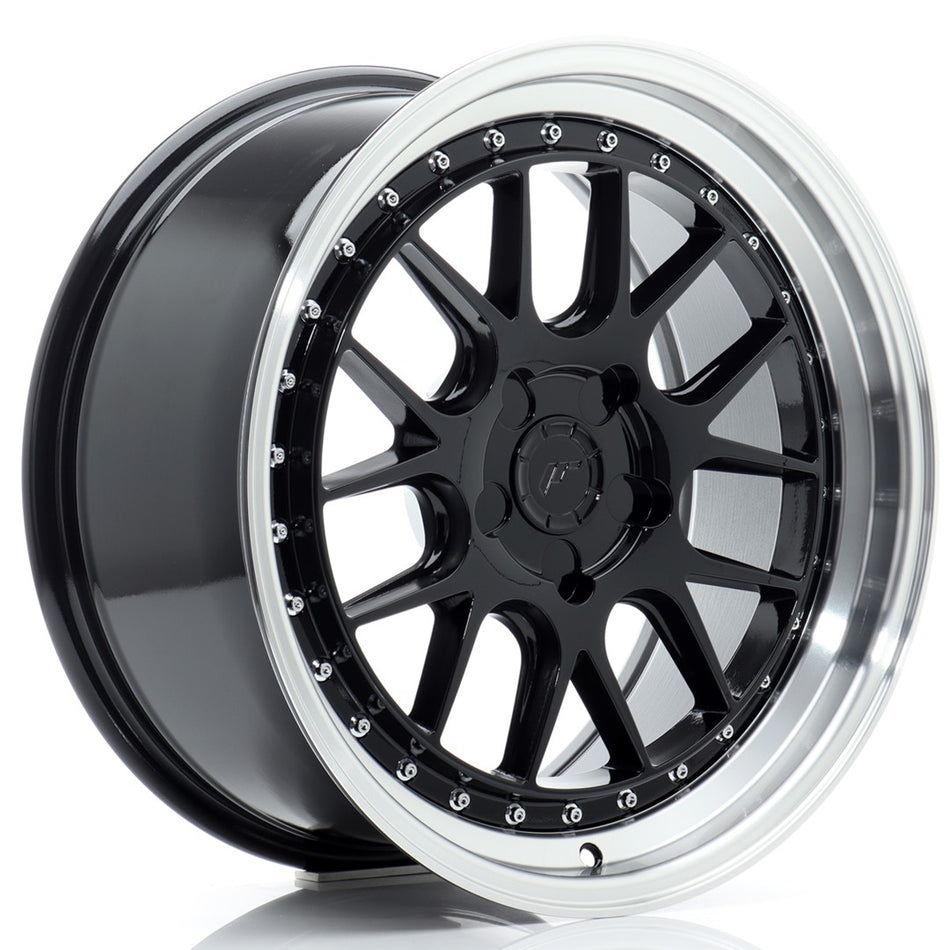 Japan Racing JR Wheels JR40 18x8.5 ET15-35 CUSTOM PCD Black
