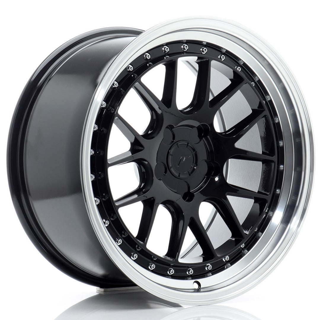 Japan Racing JR Wheels JR40 18x9.5 ET15-35 CUSTOM PCD Black