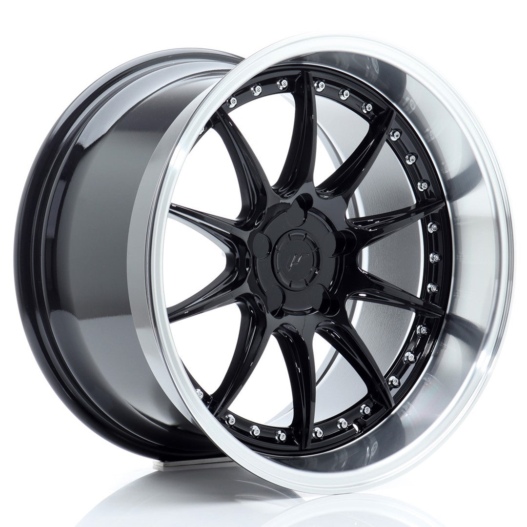 Japan Racing JR Wheels JR41 18x10.5 ET15-25 CUSTOM PCD Black