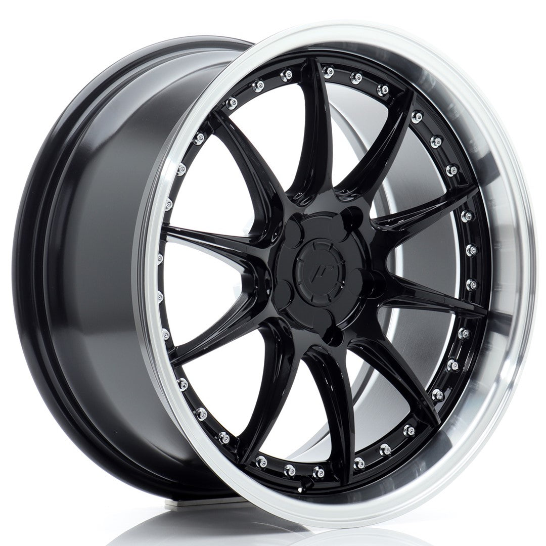 Japan Racing JR Wheels JR41 18x8.5 ET15-35 CUSTOM PCD Black