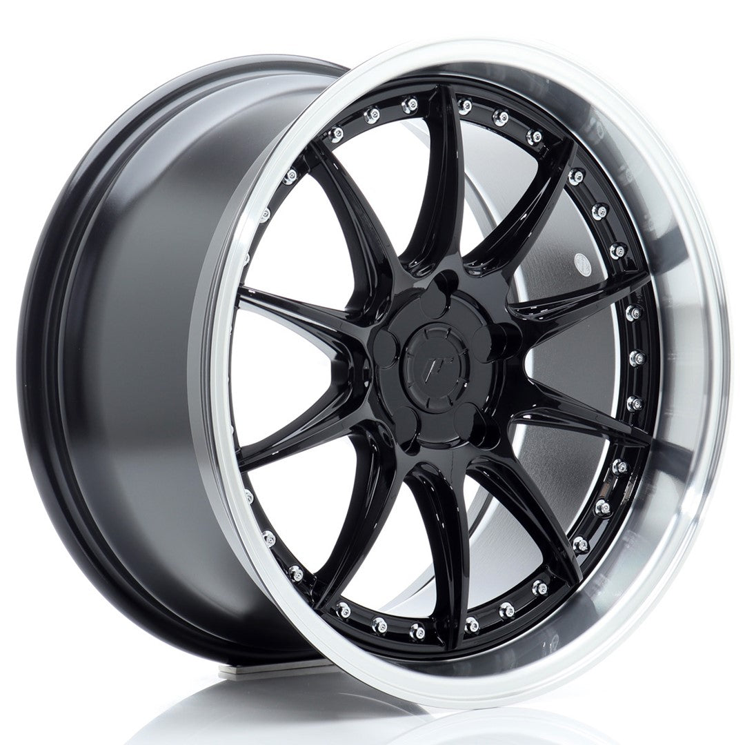 Japan Racing JR Wheels JR41 18x9.5 ET15-35 CUSTOM PCD Black