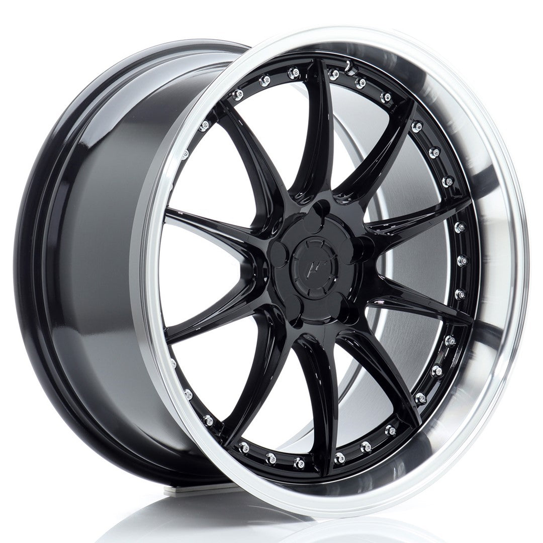 Japan Racing JR Wheels JR41 19x9.5 ET12-22 CUSTOM PCD Black