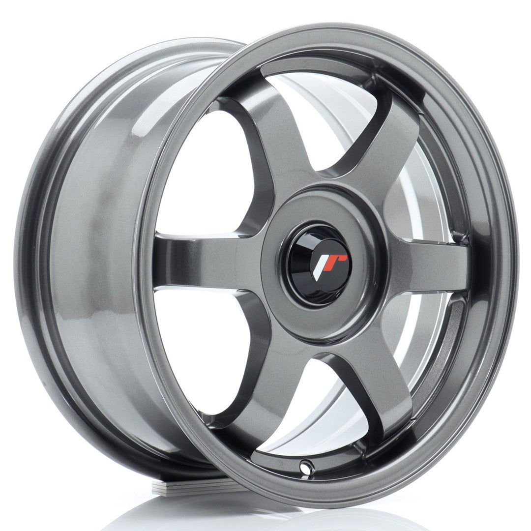 Japan Racing JR Wheels JR3 15x7 ET25-42 CUSTOM PCD Gun metal