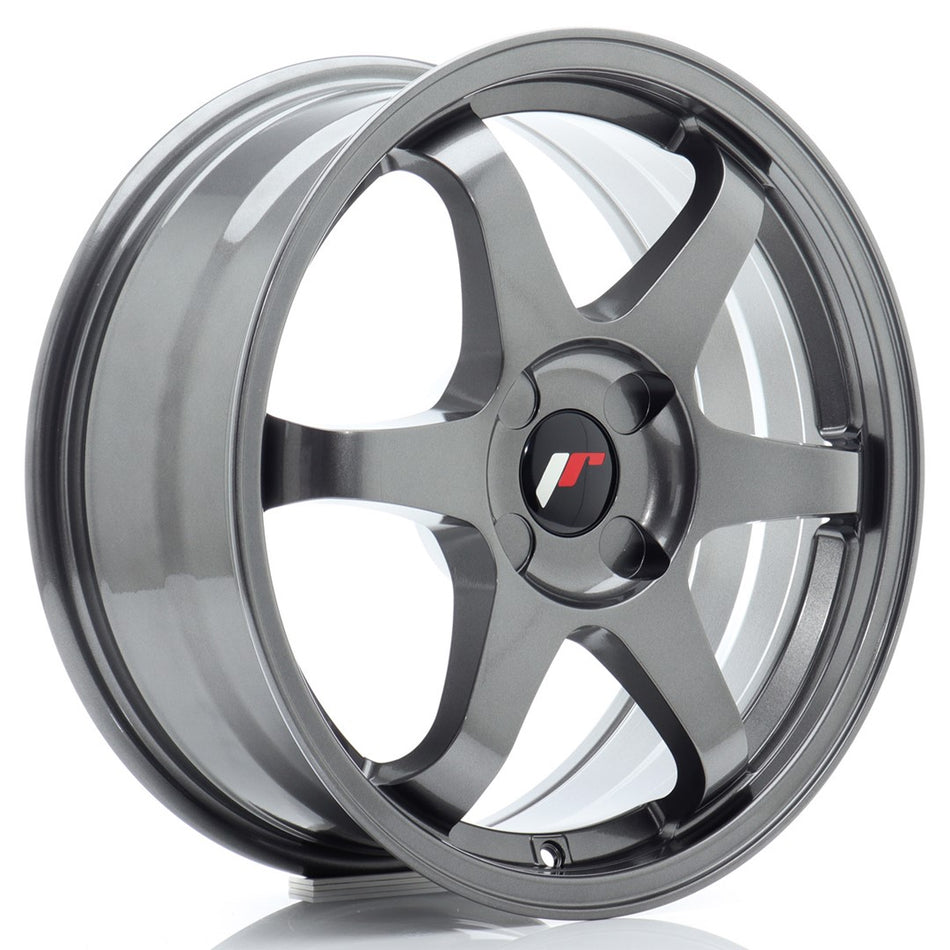Japan Racing JR Wheels JR3 17x7 ET20-42 CUSTOM PCD Gun metal