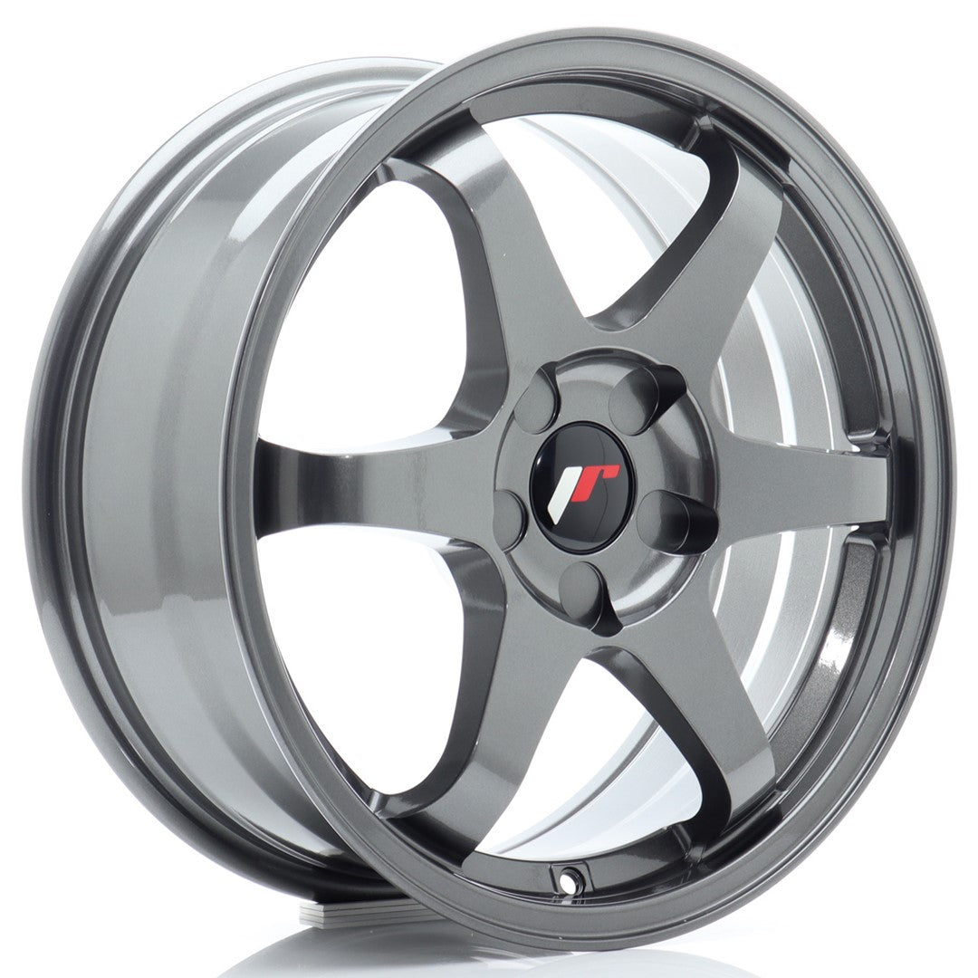 Japan Racing JR Wheels JR3 17x7 ET20-42 CUSTOM PCD Gun metal