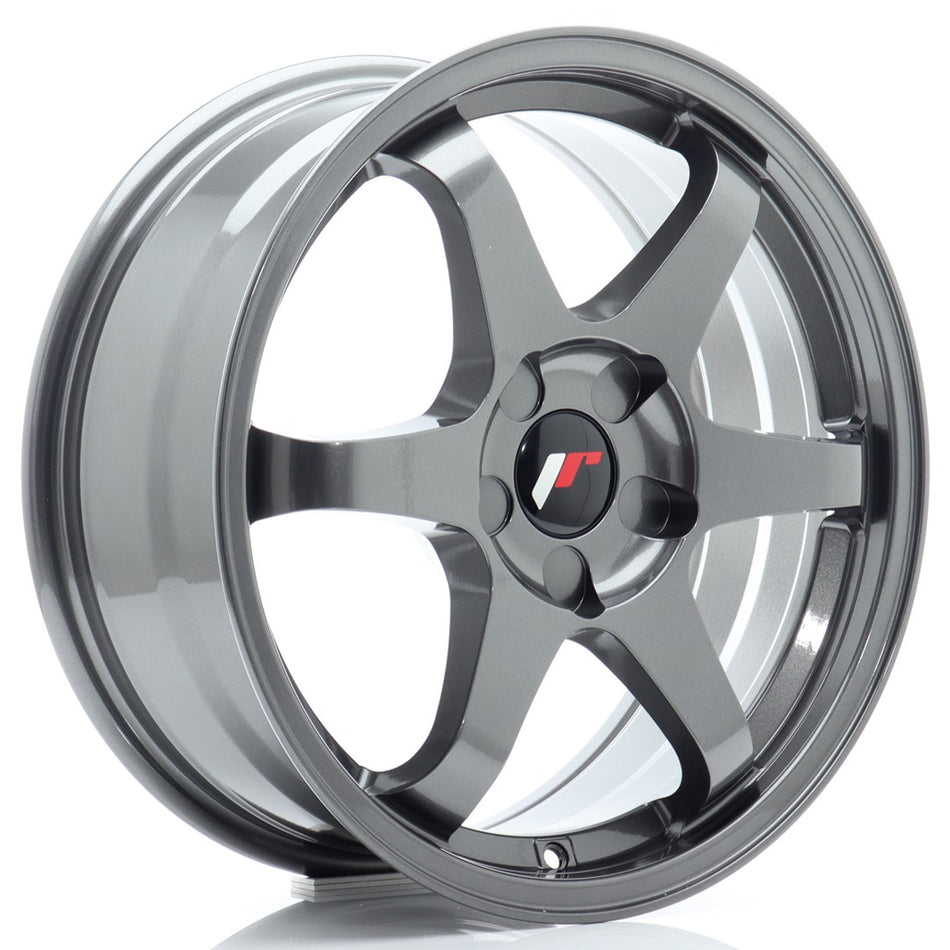 Japan Racing JR Wheels JR3 17x7 ET20-42 CUSTOM PCD Gun metal