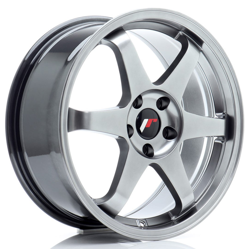 Japan Racing JR Wheels JR3 18x8 ET40 5x114.3 Hyper Black