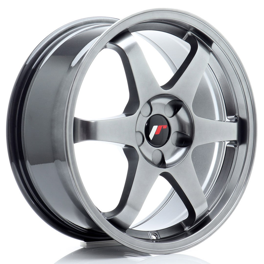 Japan Racing JR Wheels JR3 18x8 ET20-45 CUSTOM PCD Hyper Black