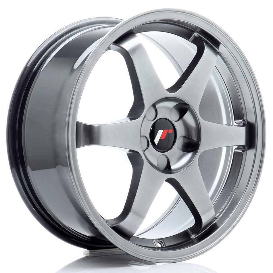 Japan Racing JR Wheels JR3 18x8 ET20-45 CUSTOM PCD Hyper Black