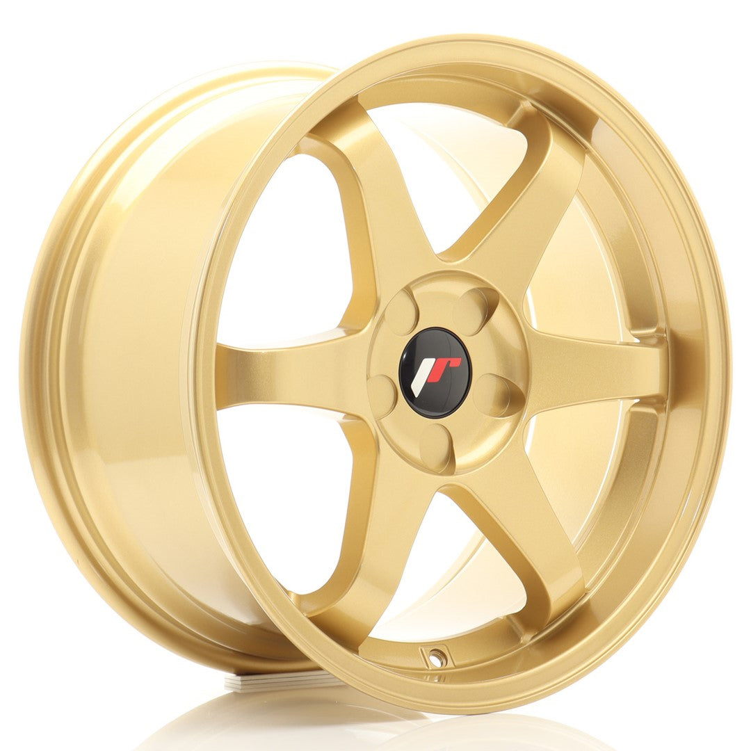 Japan Racing JR Wheels JR3 18x9 ET15-40 CUSTOM PCD Gold