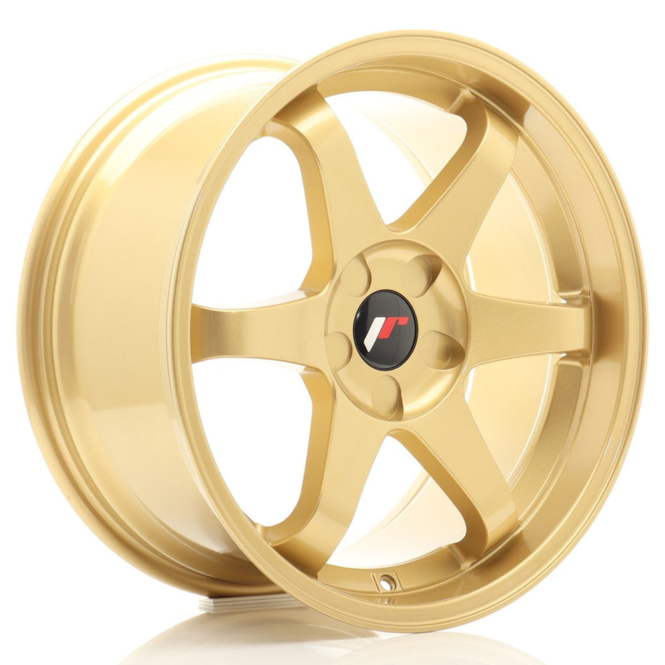 Japan Racing JR Wheels JR3 18x9 ET15-40 CUSTOM PCD Gold