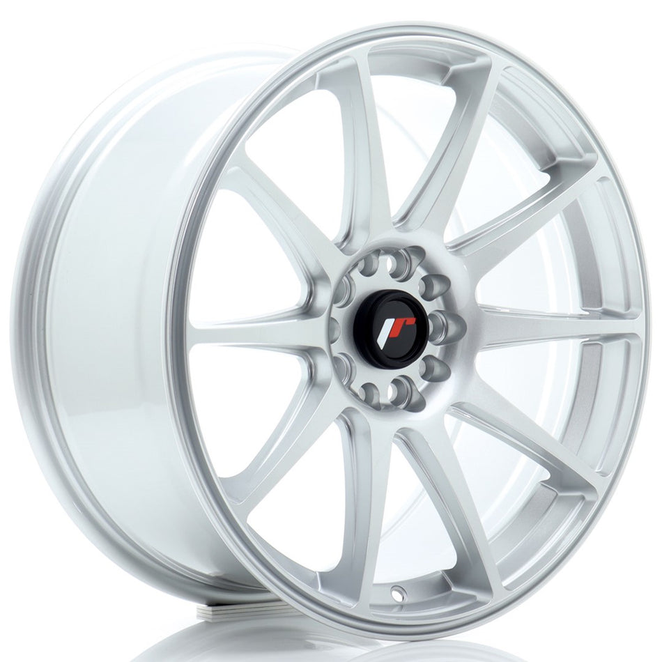 Japan Racing JR Wheels JR11 18x8.5 ET40 5x112 5x114.3 Silver