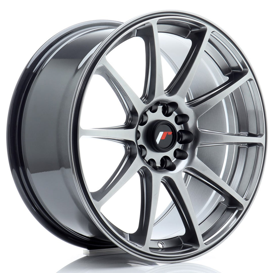 Japan Racing JR Wheels JR11 18x8.5 ET35 5x100 5x120 Hyper Black