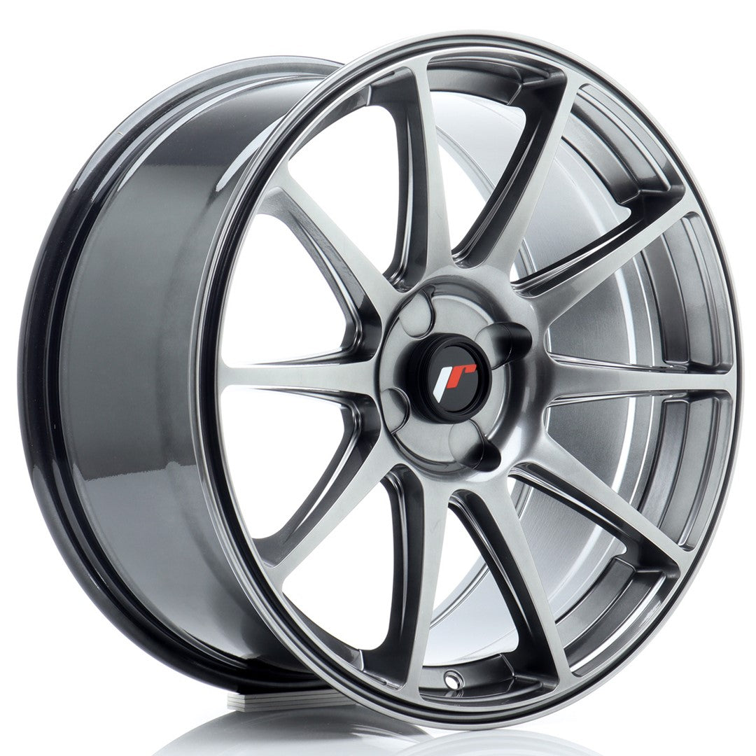 Japan Racing JR Wheels JR11 18x8.5 ET20-40 CUSTOM PCD Hyper Black