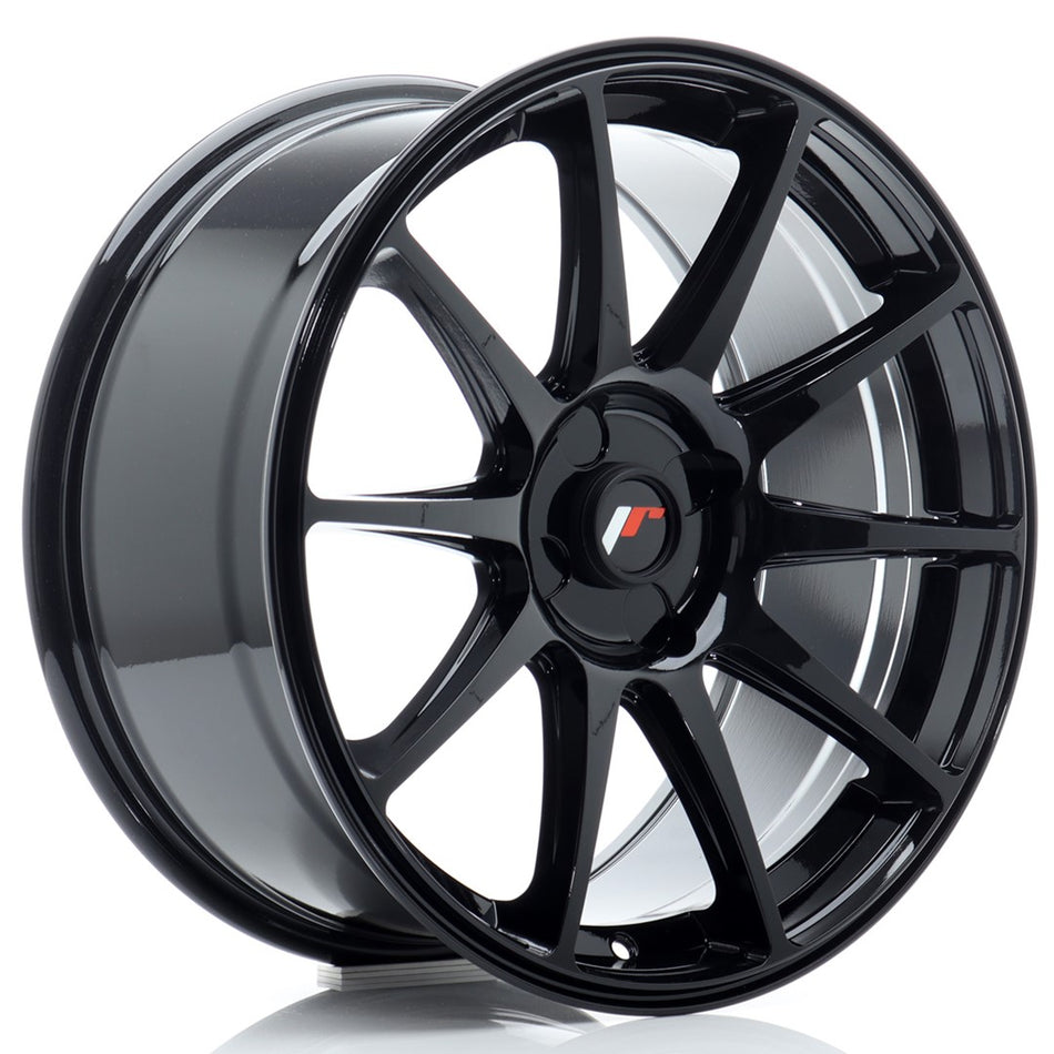Japan Racing JR Wheels JR11 18x8.5 ET20-40 CUSTOM PCD Black
