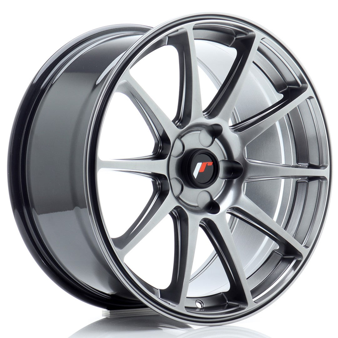 Japan Racing JR Wheels JR11 18x8.5 ET20-40 CUSTOM PCD Hyper Black