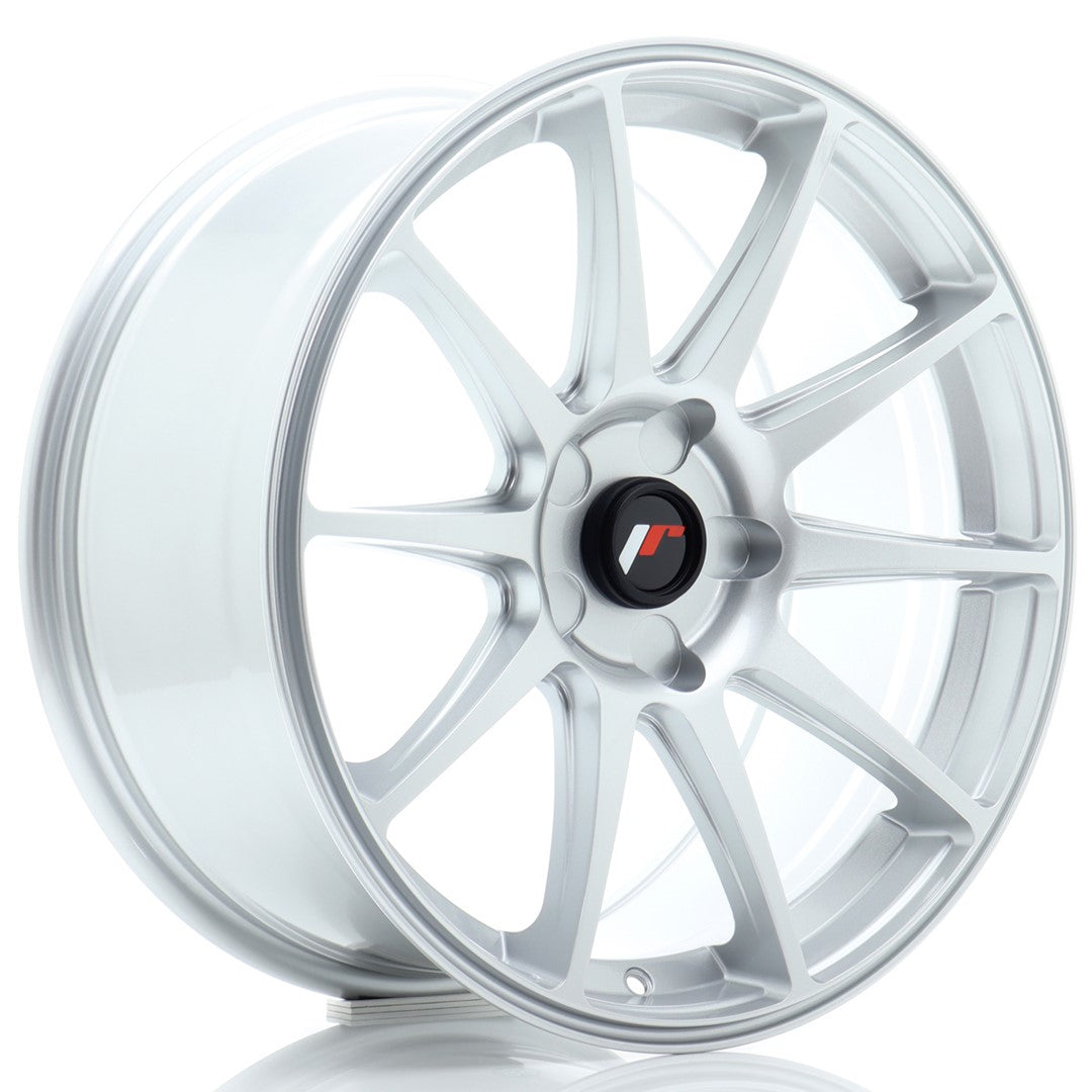 Japan Racing JR Wheels JR11 18x8.5 ET20-40 CUSTOM PCD Silver