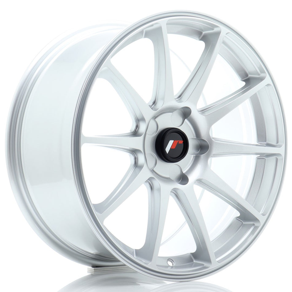 Japan Racing JR Wheels JR11 18x8.5 ET20-40 CUSTOM PCD Silver