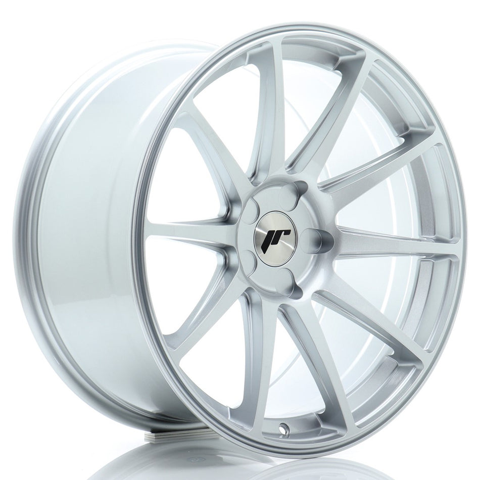 Japan Racing JR Wheels JR11 19x9.5 ET15-35 CUSTOM PCD Silver