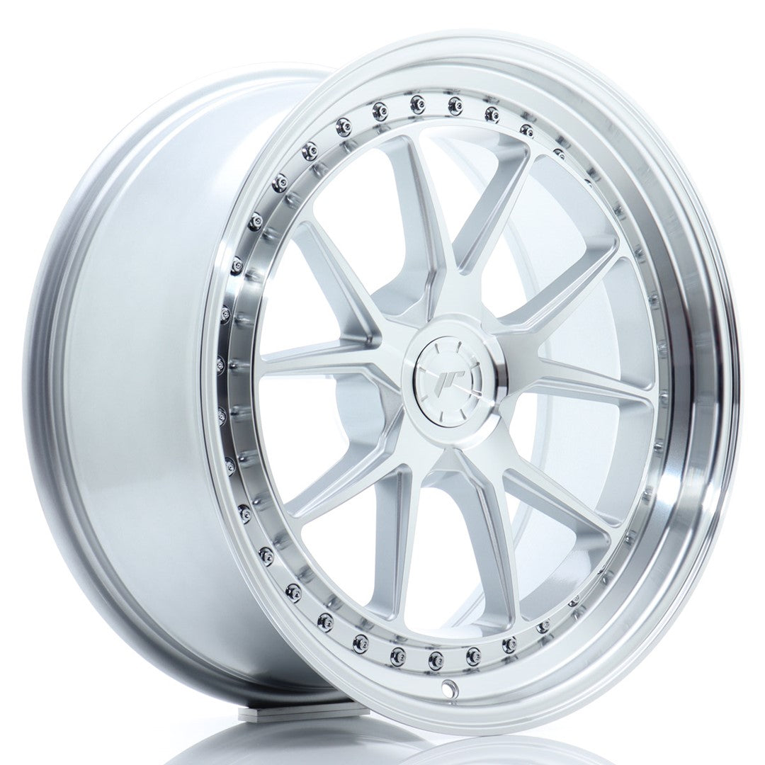 Japan Racing JR Wheels JR39 19x9 ET15-40 CUSTOM PCD Silver