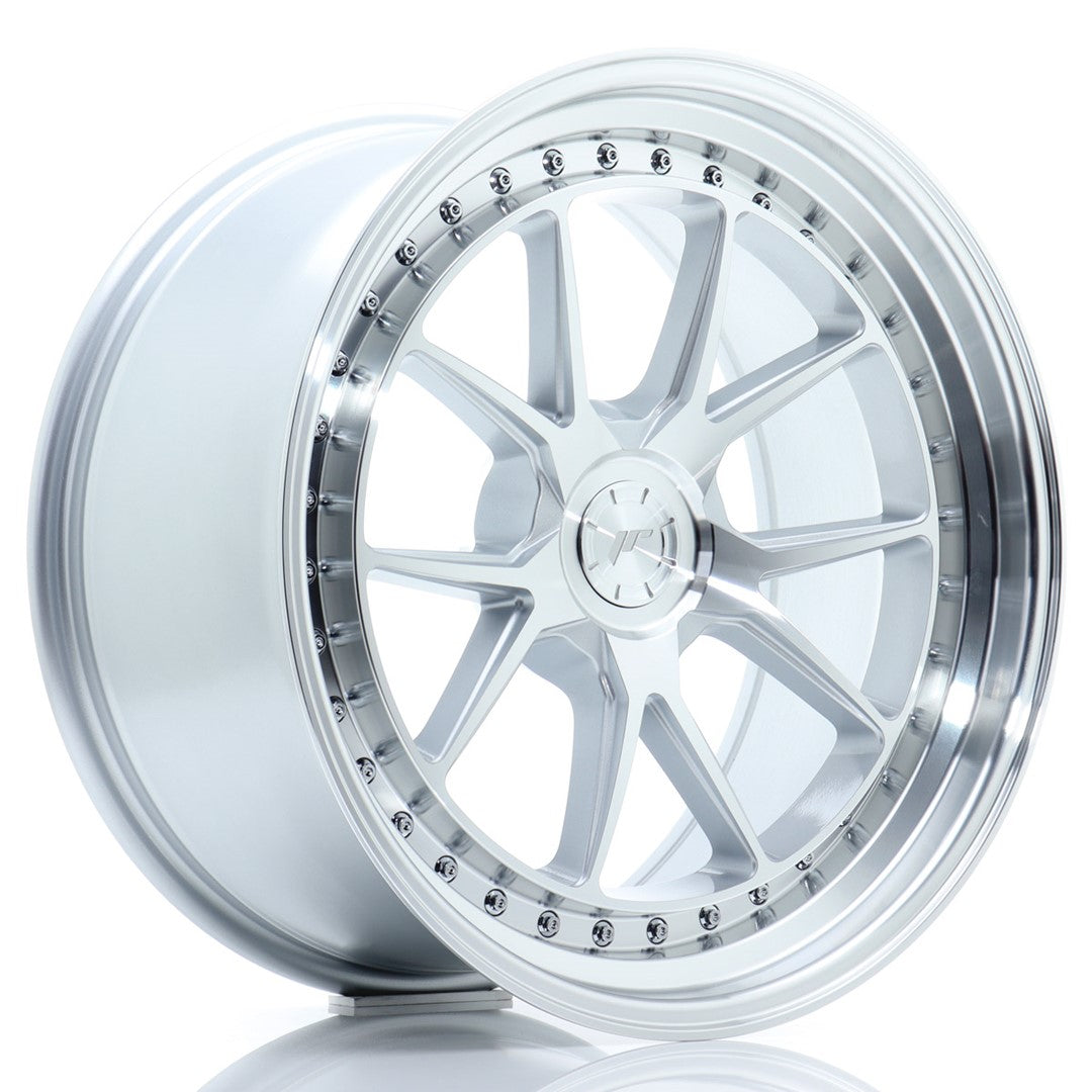 Japan Racing JR Wheels JR39 19x10 ET15-40 CUSTOM PCD Silver