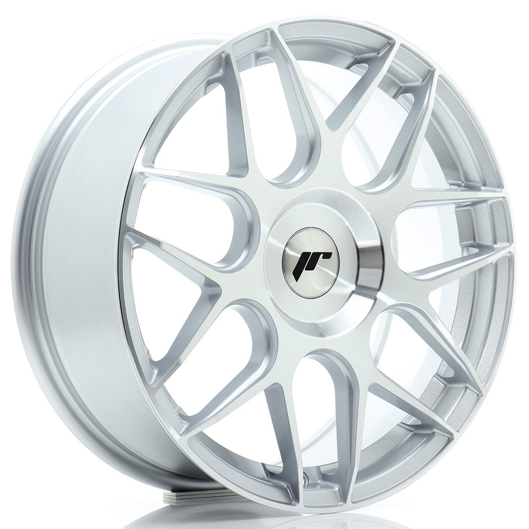 Japan Racing JR Wheels JR18 17x7 ET20-40 CUSTOM PCD Silver