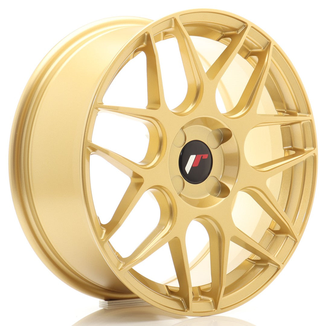 Japan Racing JR Wheels JR18 17x7 ET20-40 CUSTOM PCD Gold
