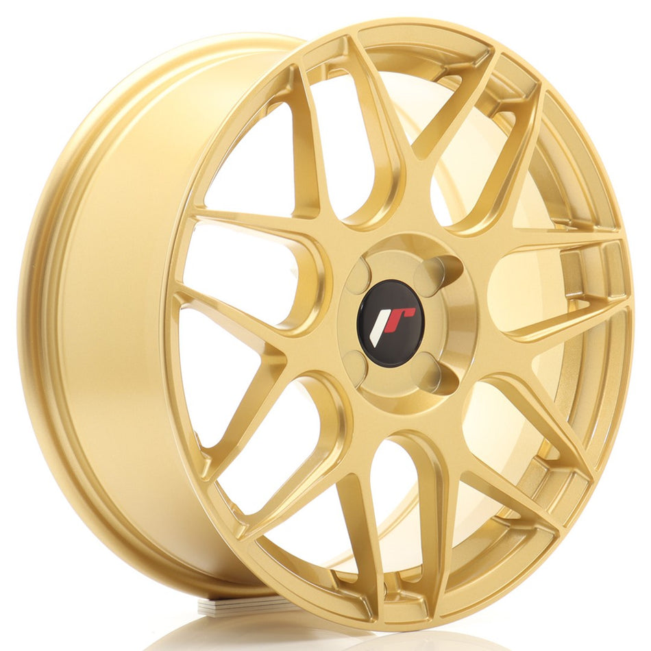 Japan Racing JR Wheels JR18 17x7 ET20-40 CUSTOM PCD Gold