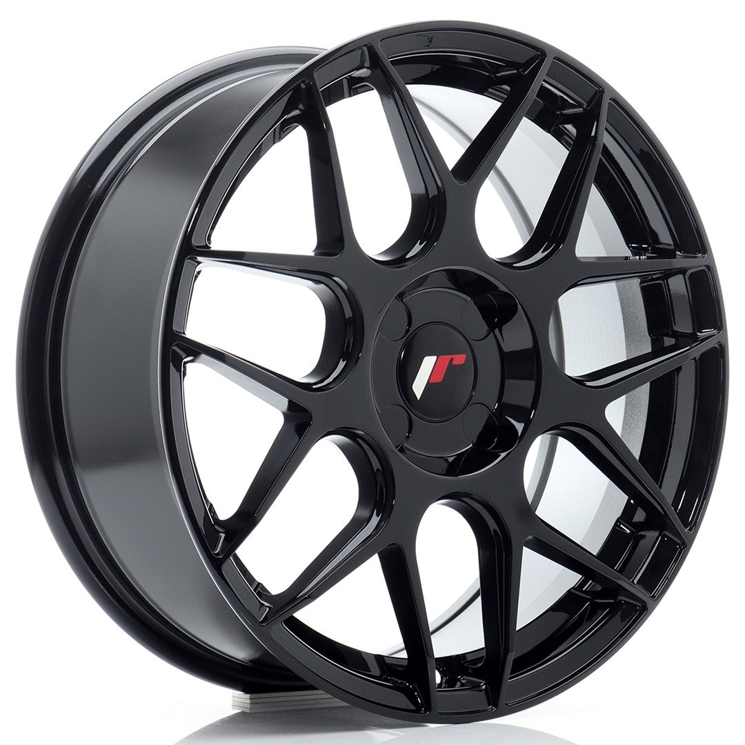 Japan Racing JR Wheels JR18 17x7 ET20-40 CUSTOM PCD Black