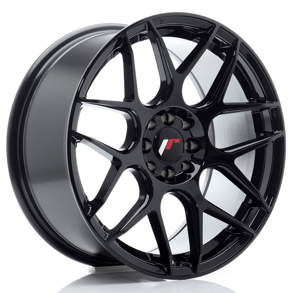 Japan Racing JR Wheels JR18 17x8 ET35 5x100 5x114.3 Black