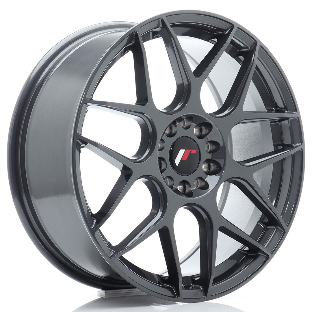 Japan Racing JR Wheels JR18 18x7.5 ET35 5x100 5x120 Hyper Gray