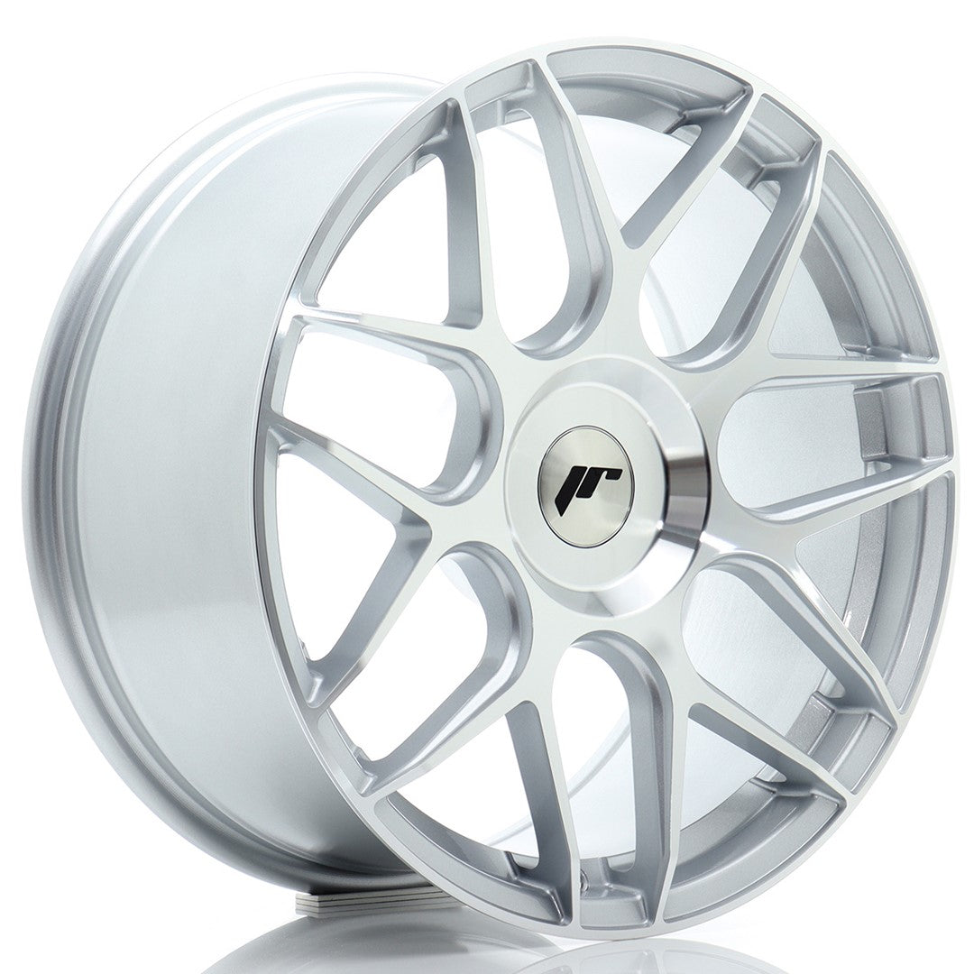 Japan Racing JR Wheels JR18 18x8.5 ET20-45 CUSTOM PCD Silver