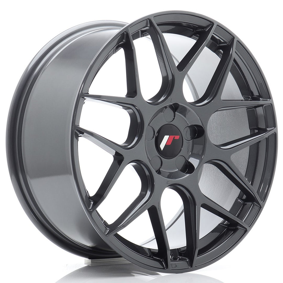 Japan Racing JR Wheels JR18 18x8.5 ET20-45 CUSTOM PCD Hyper Gray