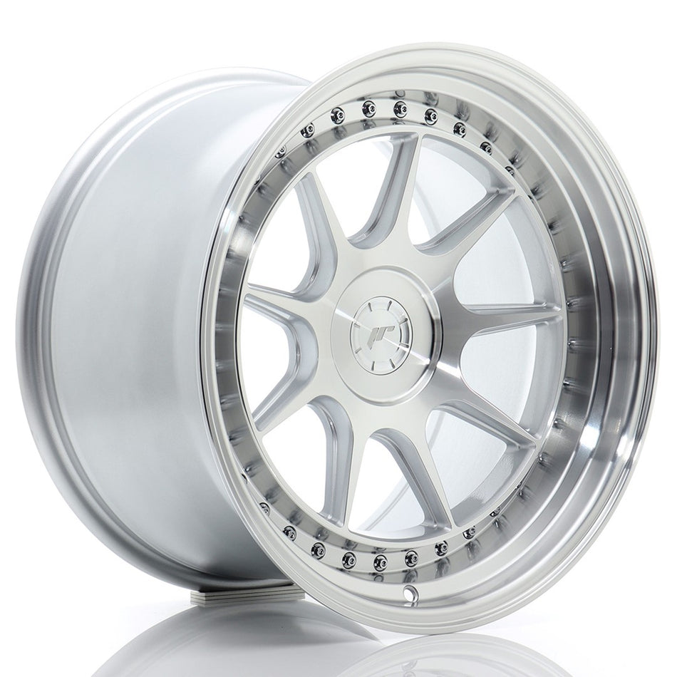 Japan Racing JR Wheels JR47 18x10.5 ET15-22 CUSTOM PCD Silver