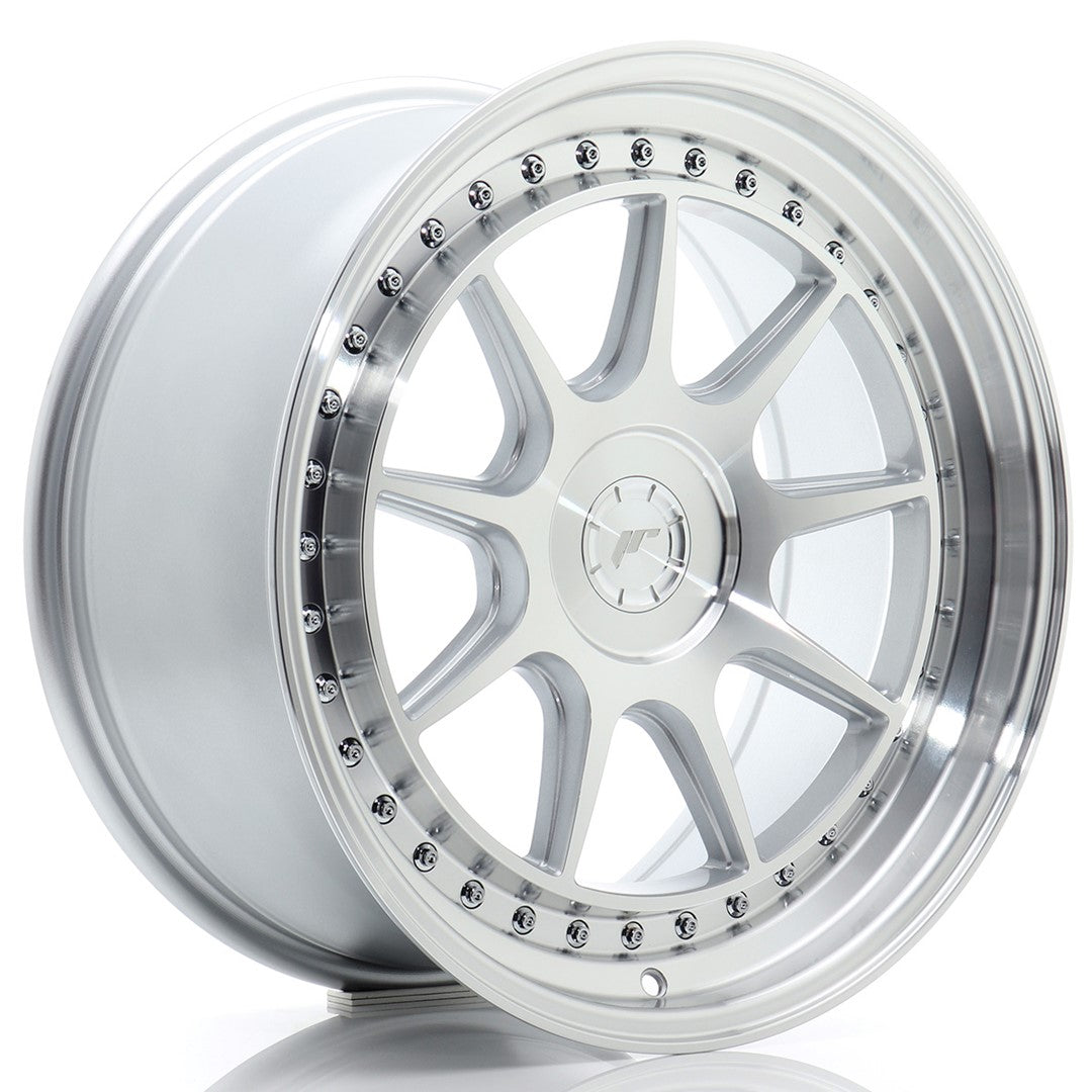 Japan Racing JR Wheels JR47 18x8.5 ET15-35 CUSTOM PCD Silver