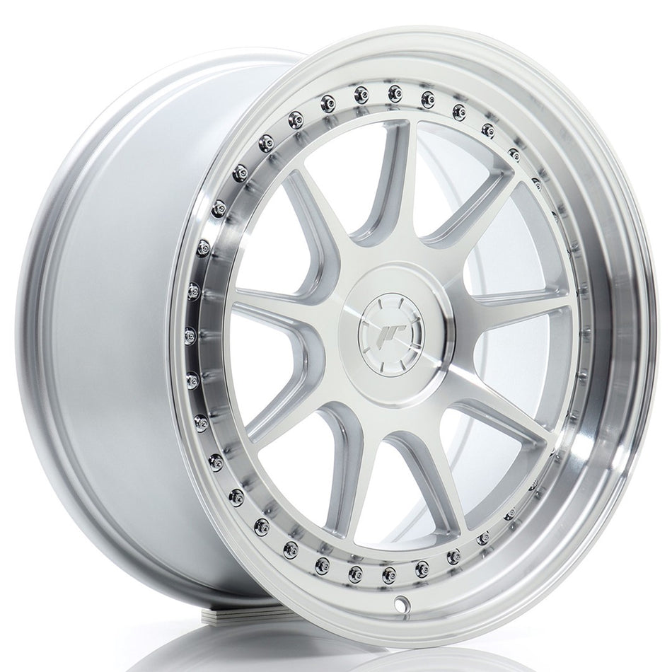 Japan Racing JR Wheels JR47 18x8.5 ET15-35 CUSTOM PCD Silver