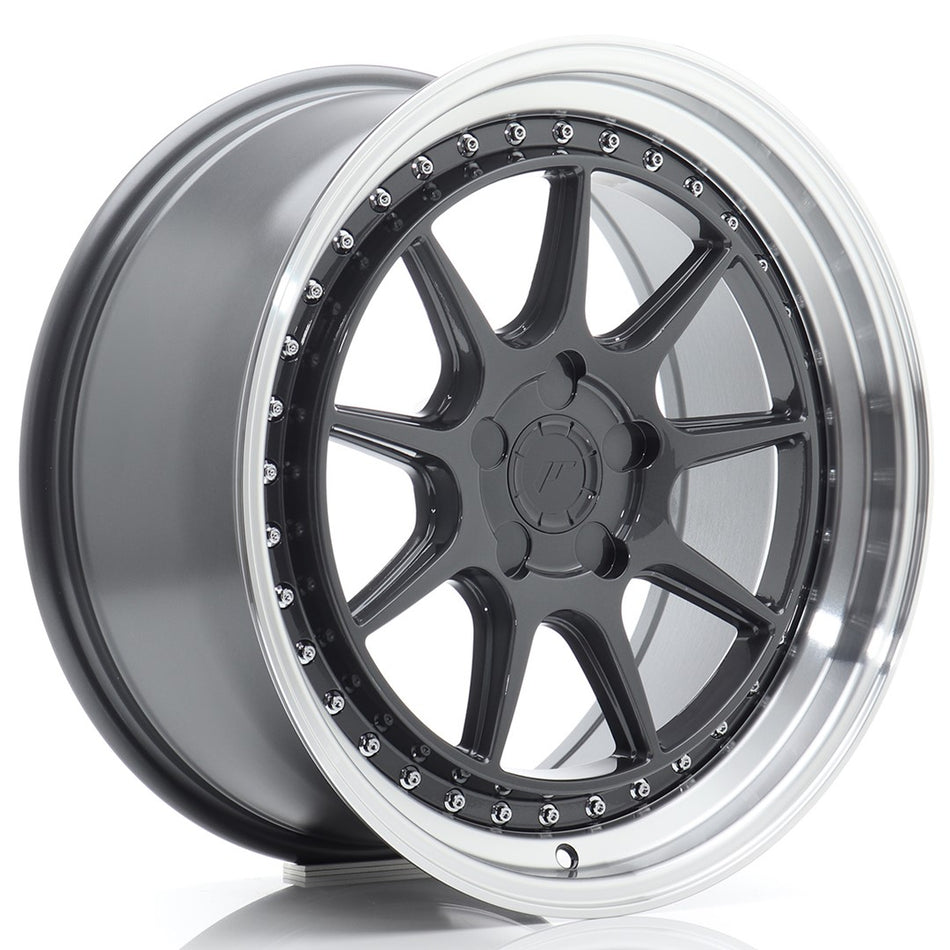 Japan Racing JR Wheels JR47 18x8.5 ET15-35 CUSTOM PCD Hyper Gray