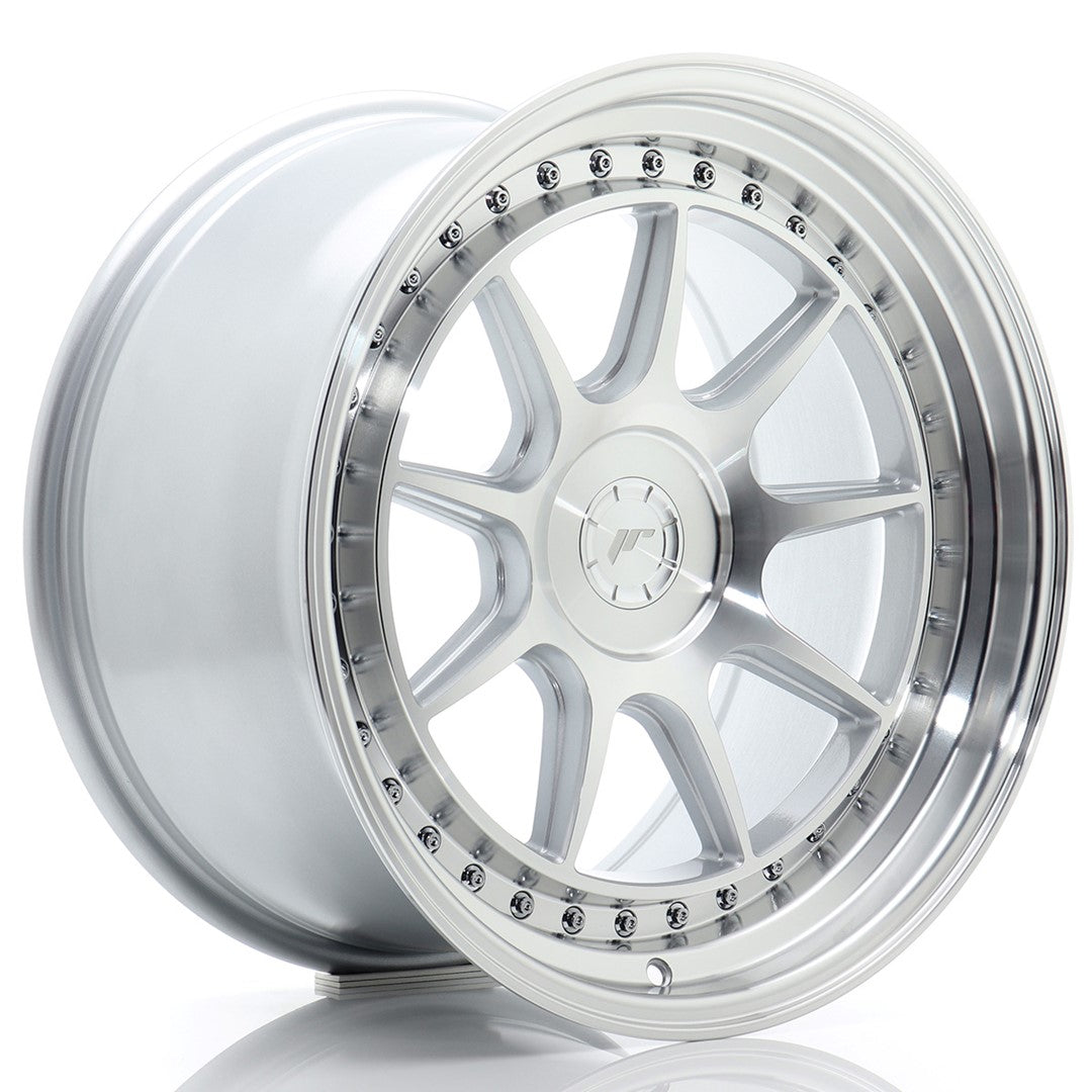 Japan Racing JR Wheels JR47 18x9.5 ET15-35 CUSTOM PCD Silver