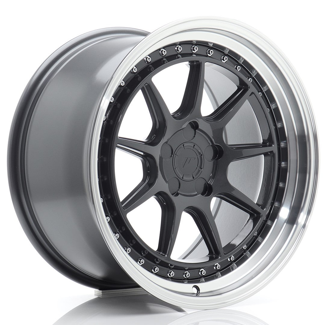 Japan Racing JR Wheels JR47 18x9.5 ET15-35 CUSTOM PCD Hyper Gray