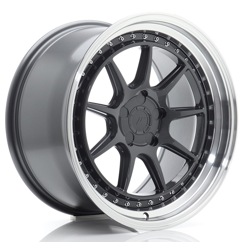 Japan Racing JR Wheels JR47 18x9.5 ET15-35 CUSTOM PCD Hyper Gray