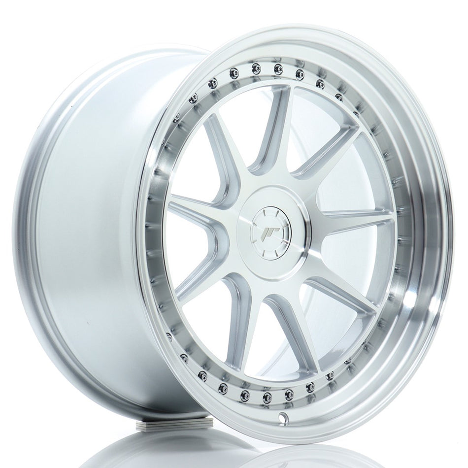 Japan Racing JR Wheels JR47 19x10 ET15-40 CUSTOM PCD Silver