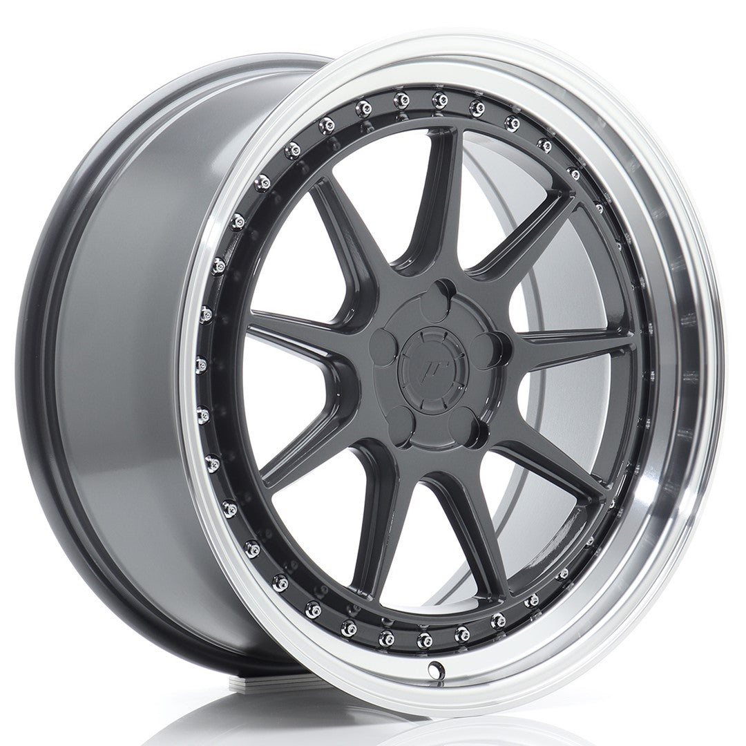 Japan Racing JR Wheels JR47 19x8.5 ET15-35 CUSTOM PCD Hyper Gray