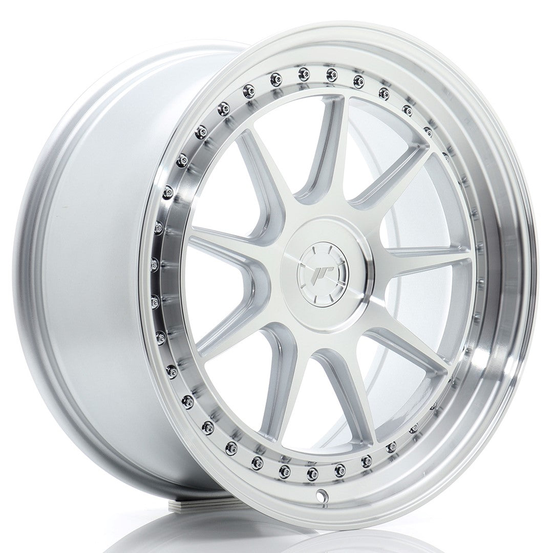 Japan Racing JR Wheels JR47 19x9 ET15-40 CUSTOM PCD Silver